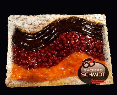Kuchen in Deutschlandfarben Bäckerei Schmidt Karlsruhe